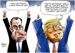 TRUMP GAP by Dave Whamond