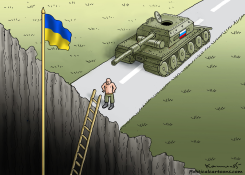 PUTINS CLIFF by Marian Kamensky
