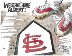 WELCOME HOME, ALBERT by John Darkow