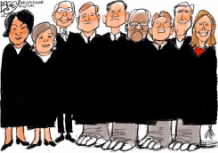 ELEPHANT IN THE COURT by Pat Bagley
