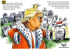 KING TRUMPASS by Dave Whamond