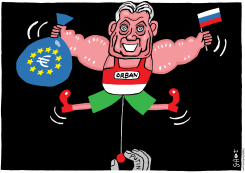 ORBAN HUNGARY RUSSIA PUTIN by Schot