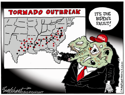 REPUBLICANS BLAME DEMOCRATS FOR EVERYTHING by Bob Englehart