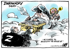 ZHIRINOVSKY DEAD by Jos Collignon