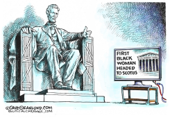 FIRST BLACK WOMAN SCOTUS by Dave Granlund
