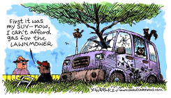 GAS GOUGING  by Sandy Huffaker