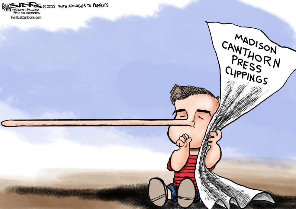 MADISON CAWTHORN'S LIES by Kevin Siers