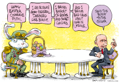 EASTER BUNNY GENERAL by Daryl Cagle