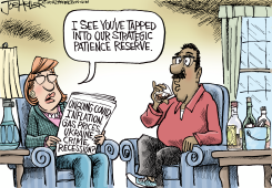 PATIENCE PLEASE by Joe Heller