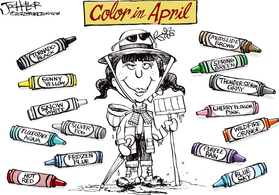 In April