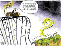 ELON MUSK AND TWITTER by Dave Whamond