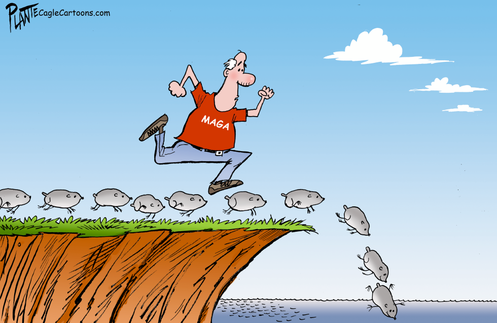 Like lemmings to the sea