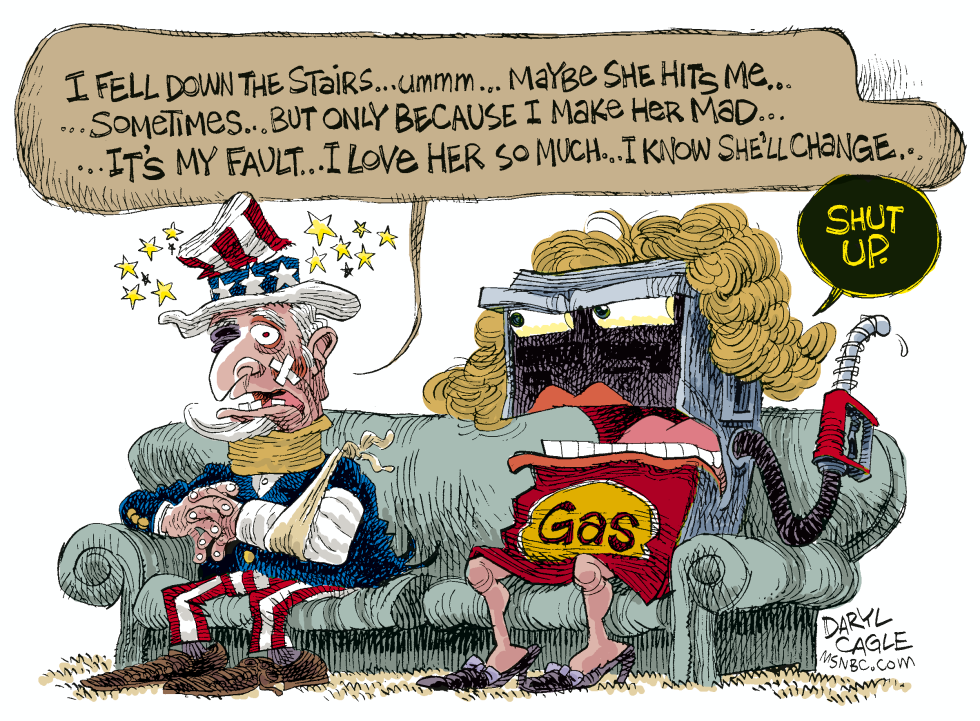  GAS ABUSE by Daryl Cagle