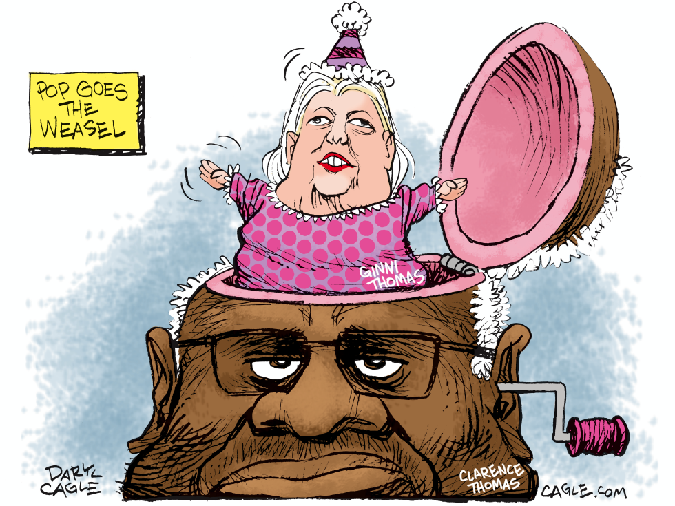 Clarence Thomas and Ginny Thomas