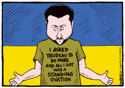 ZELENSKY TALKS TO CANADIAN PARLIAMENT by Ingrid Rice