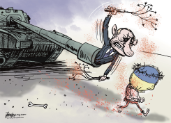 PUTINS TANK by Manny Francisco