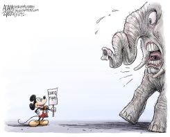 FLORIDA - THE VERY SCARY MOUSE by Adam Zyglis
