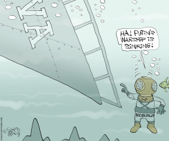 BIDEN SINKING by Gary McCoy