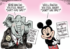 DISNEY FEUD by Joe Heller