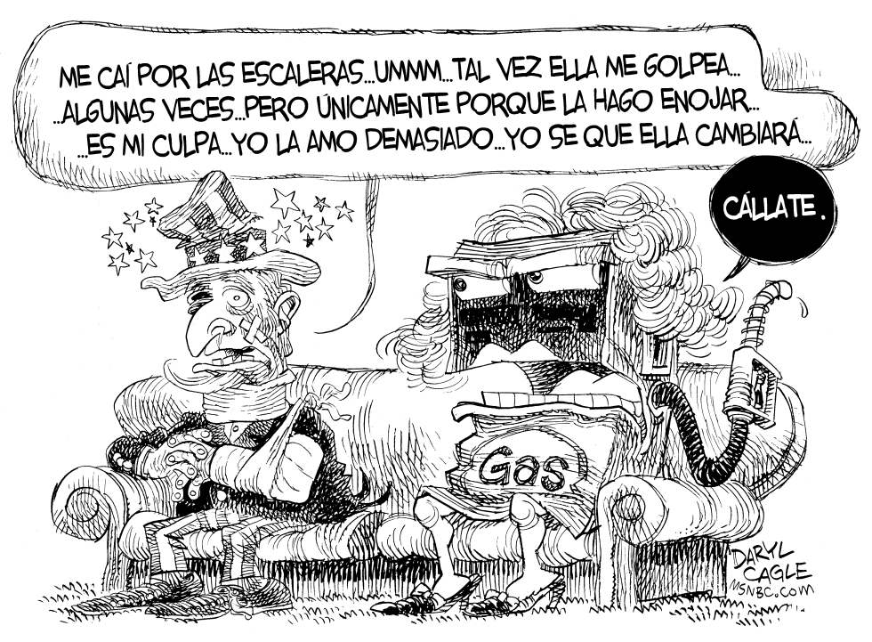  ABUSO DE LA GAS by Daryl Cagle