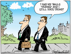 A TUCKER FAN by Bob Englehart