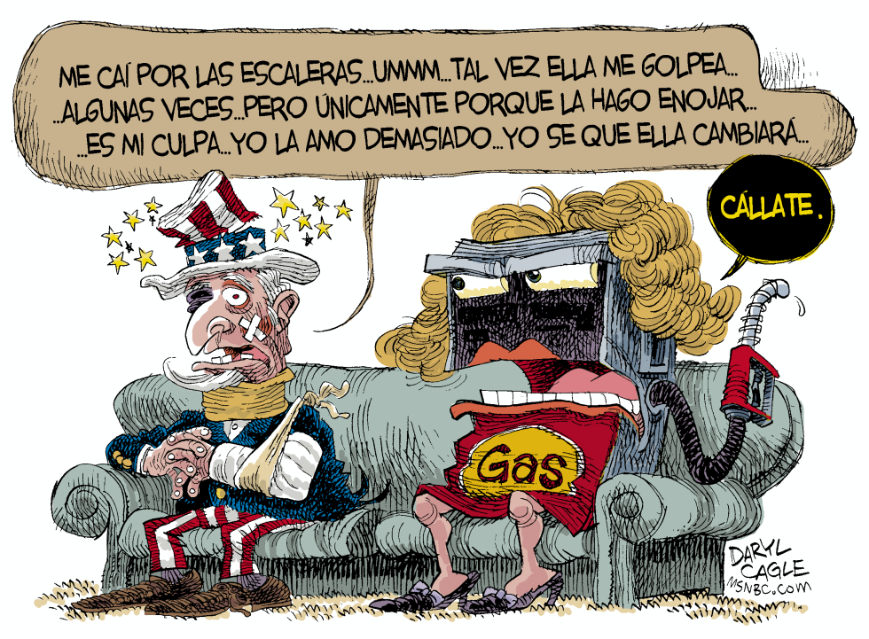  ABUSO DE LA GAS  by Daryl Cagle