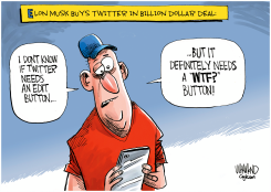 ELON MUSK BUYS TWITTER by Dave Whamond