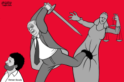 ERDOGAN VS. OSMAN KAVALA by Rainer Hachfeld