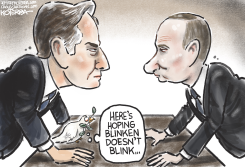 BLINKEN AND PUTIN  by Jeff Koterba