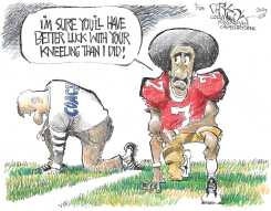 HAIL MARY ON THE GRIDIRON by John Darkow