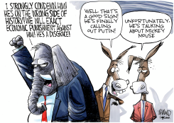 TAKING A STAND by Dave Whamond