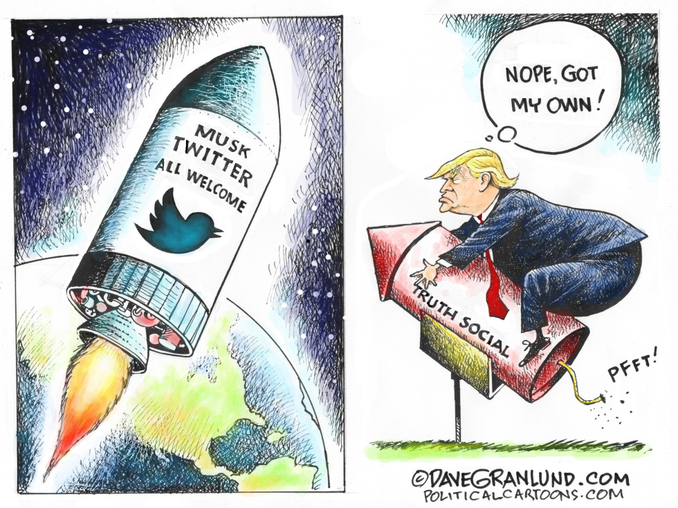 Trump and Musk Twitter