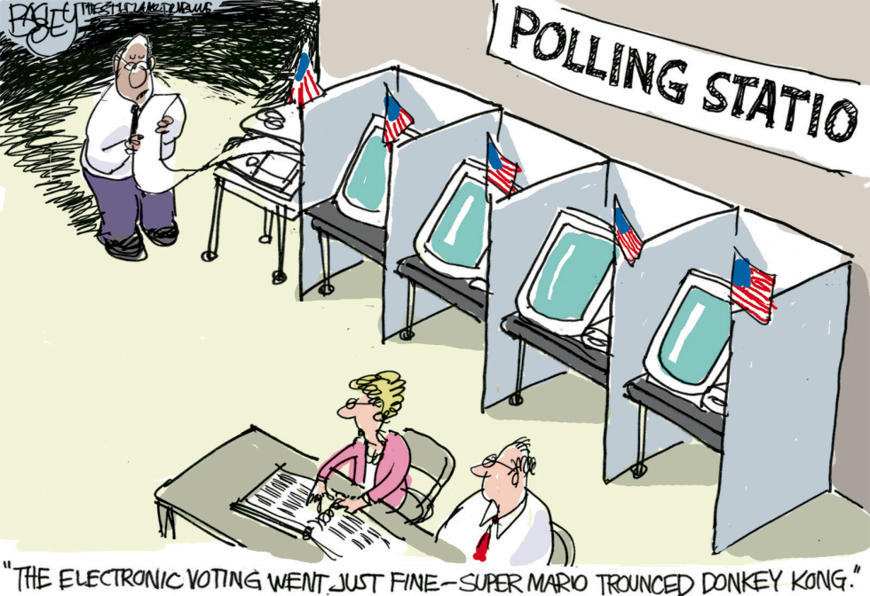  ELECTRONIC VOTING by Pat Bagley