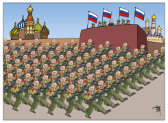 PUTIN PARADE MOSCOW by Arend van Dam