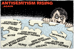ANTISEMITISM RISING by Monte Wolverton