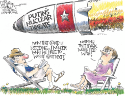PUTIN'S NUCLEAR THREAT by John Darkow