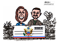 PELOSI IN UKRAINE by Rayma Suprani