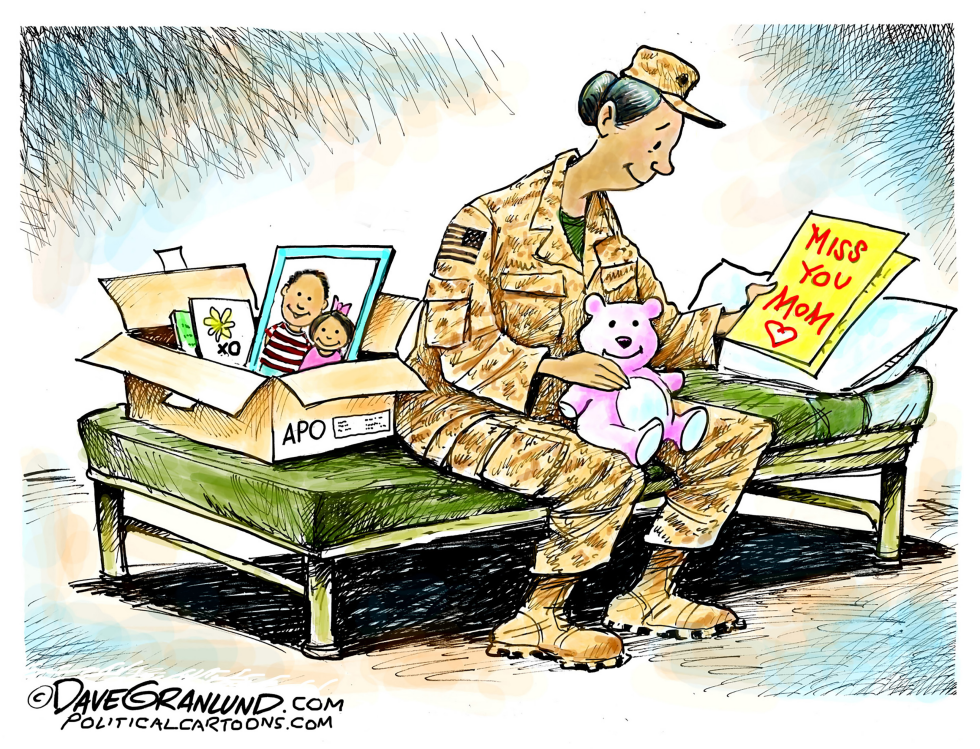Deployed Military Mom Receives Heartfelt Mother's Day Package from Kids