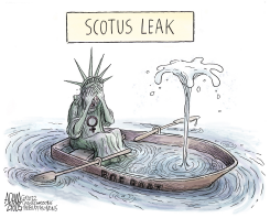 THE ROE BOAT by Adam Zyglis
