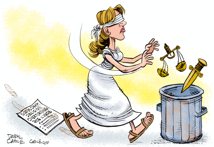 SCOTUS Leaked Draft and Justice Gives Up