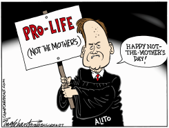 ALITO'S MOTHER'S DAY WISH by Bob Englehart