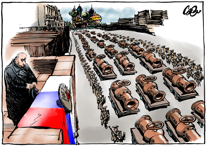Putin's weapon parade.