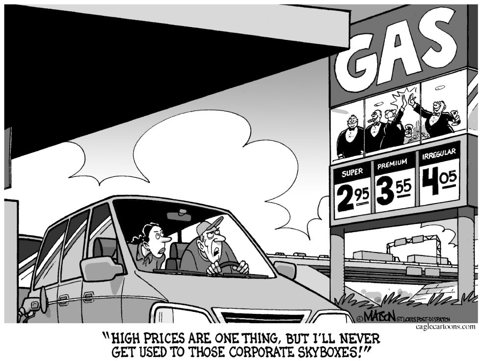 Gas Station Corporate Sky Boxes
