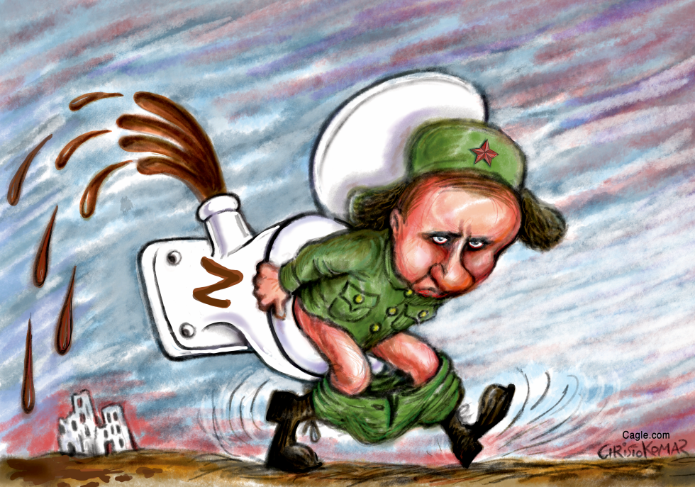 Putin on the way back from Ukraine