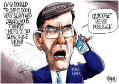 ESPER TAKES ACTION by Dave Whamond