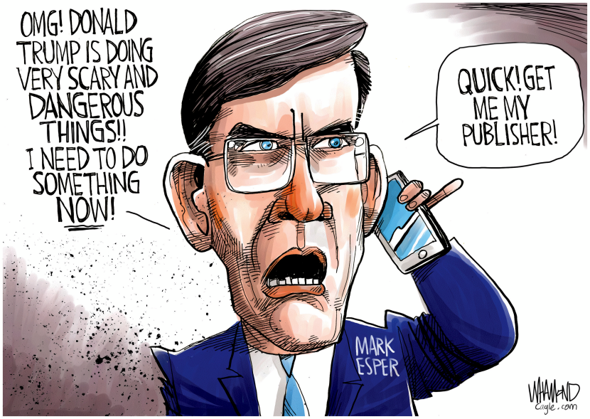 Esper takes action