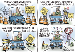 ROAD CONSTRUCTION by Joe Heller