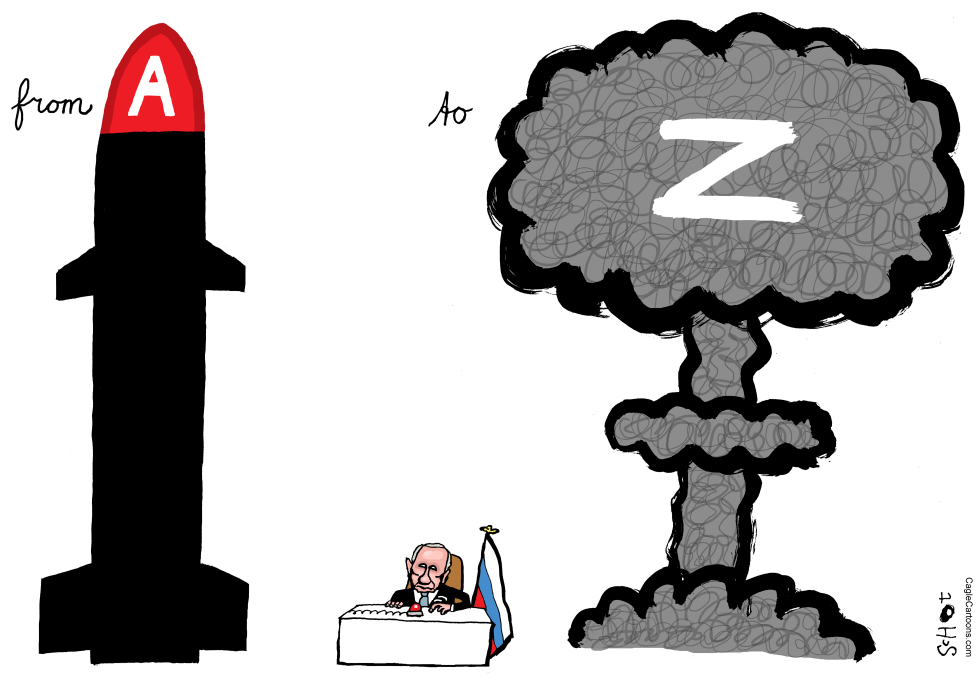 Atomic threat Putin