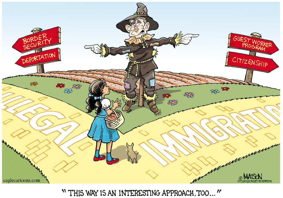 Illegal Immigration Scarecrow-COLOR