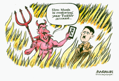 ELON MUSK TO RESTORE TRUMP TWITTER ACCOUNT by Jimmy Margulies